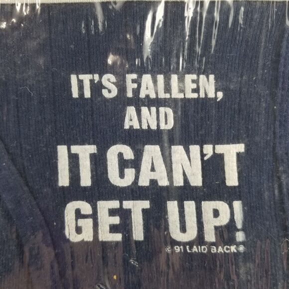 Over the Hill Re- Energizer Blue Briefs 1991 Laid Back Party Gag Gift NOS 40 - Picture 7 of 7